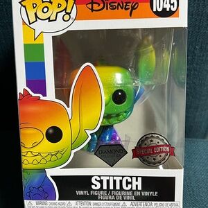 Funko Pop! Disney Pride Stitch #1045 Diamond Collection